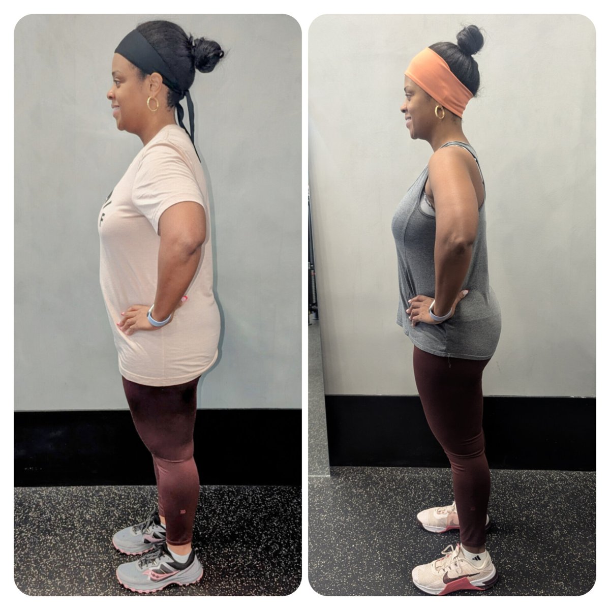 Tone Up Fitness client before and after
