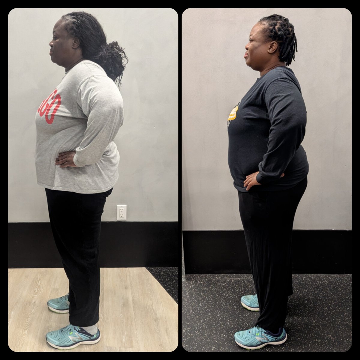 Tone Up Fitness client before and after