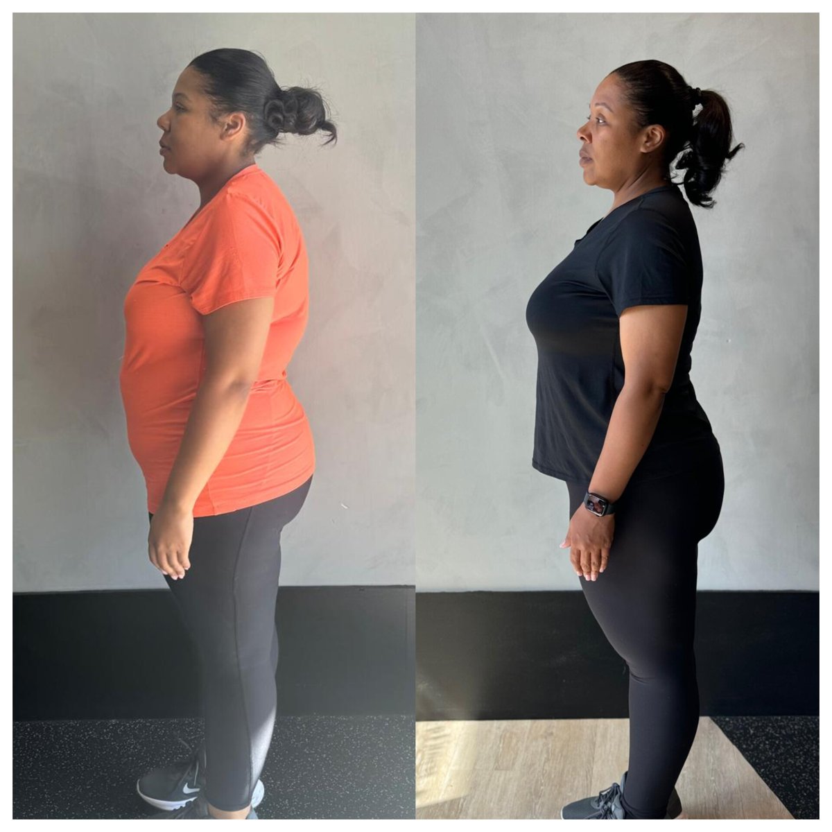 Tone Up Fitness client before and after
