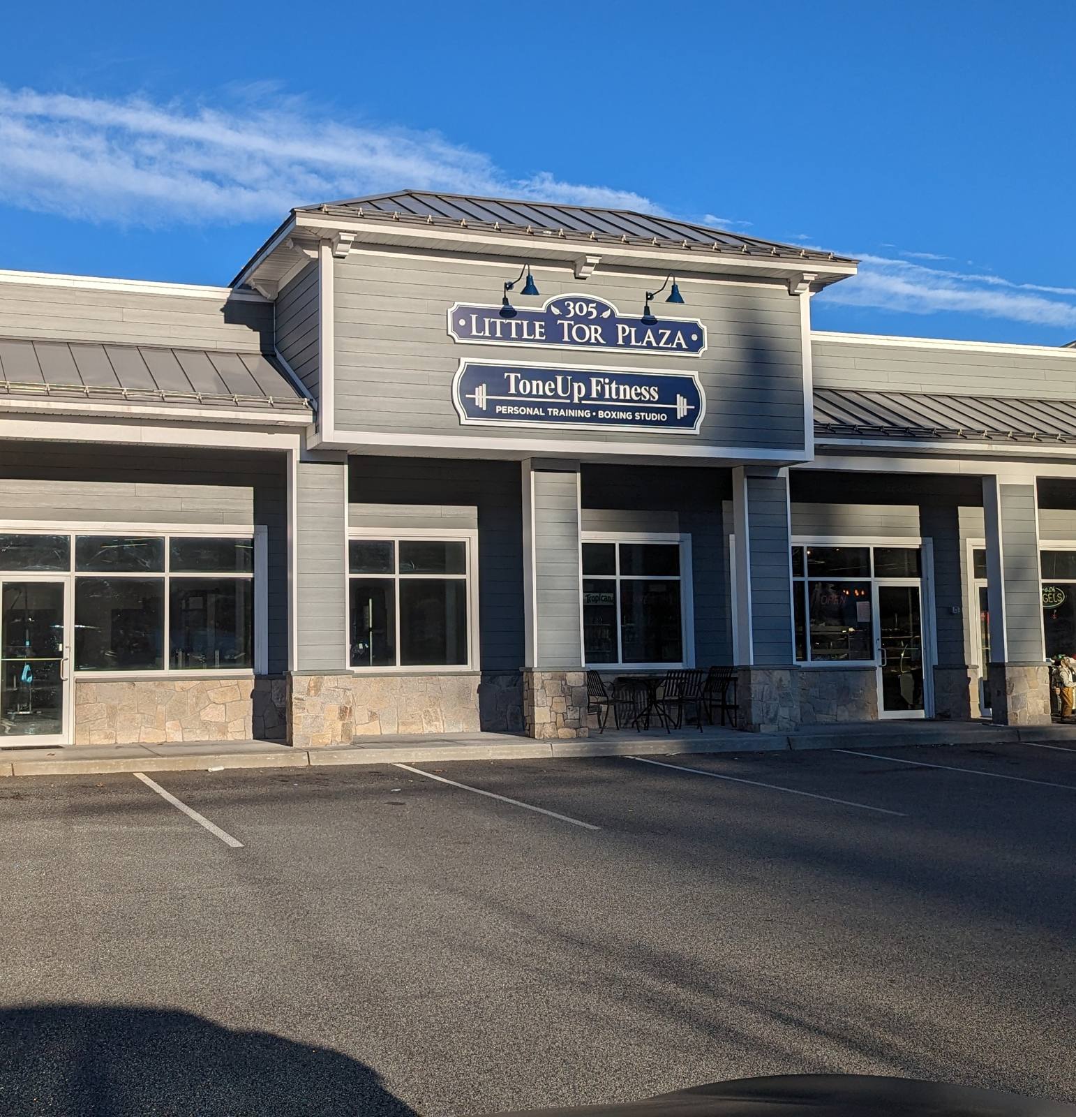 ToneUp Fitness storefront in New City